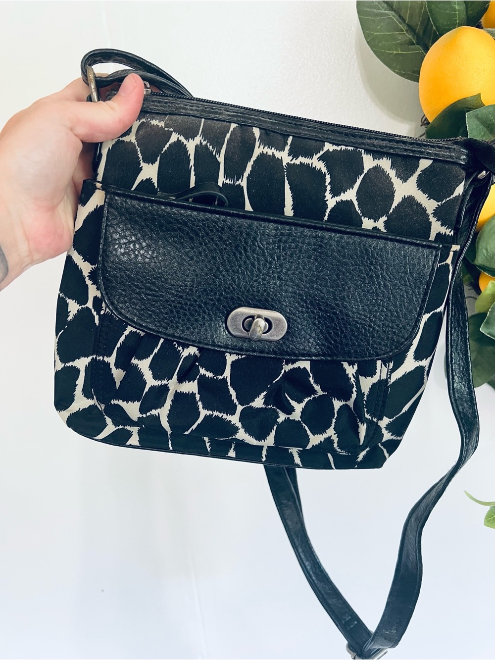 Y2K Giraffe Animal Crossbody Bag Neutral